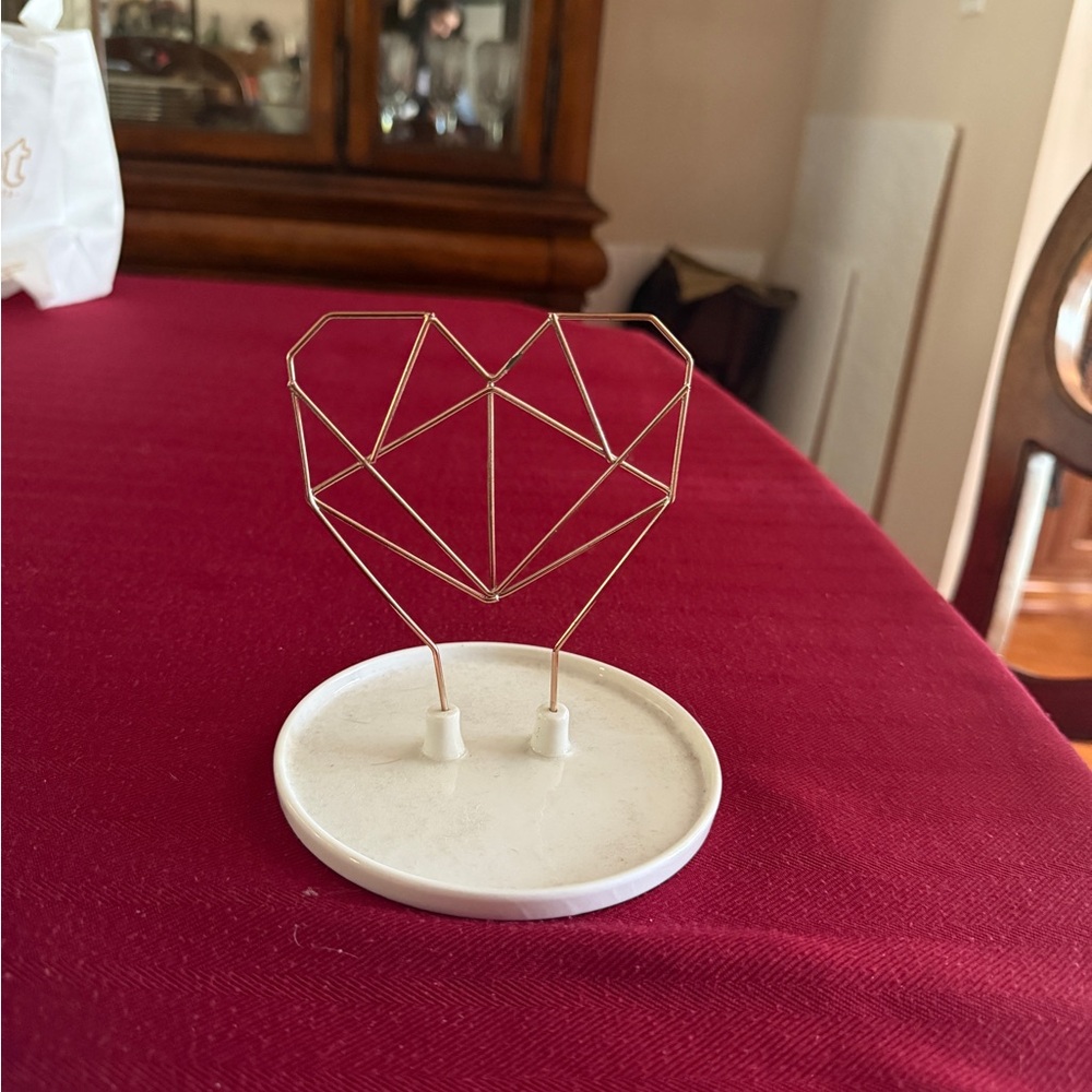 Geometric Heart Jewlery holder